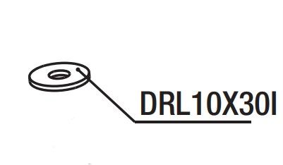 RIB DRL10X30I ROND. PIANA 10X30 INOX