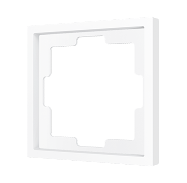 ZENNIO ZS70FR1MW Cornice singola  ZS70,bianco opaco