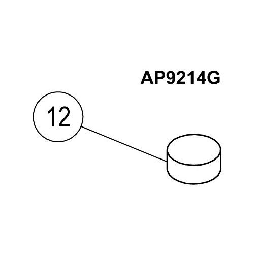 GIBIDI P9AP9214G300 00300 PISTON DISTRIBUTOR PAD (N degrees 300