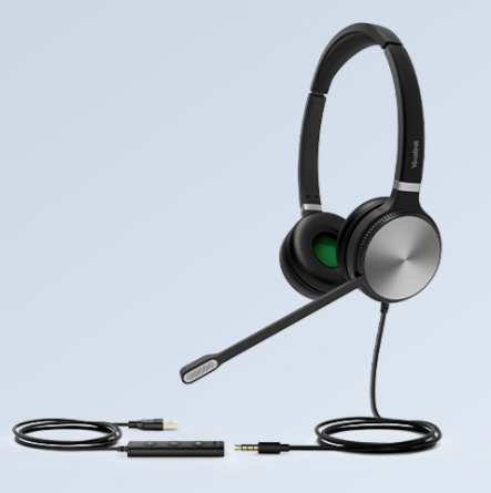 YLK-CU-UH36D Yealink UH36 headphones with double USB cable