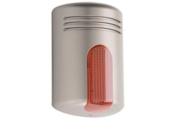VENITEM 23.28.53 MINI DOGE AL self-powered high sound siren with flashing champagne LED - orange