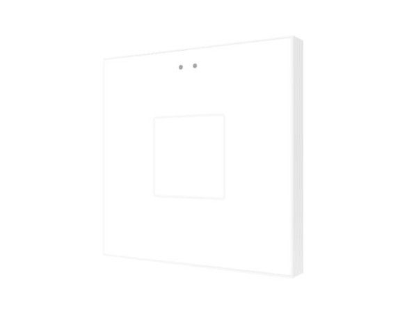ZENNIO ZVI-F1-GW ZVI-F1-GW Flat 1 Backlit capacitive touch switch, 1 button, gloss white