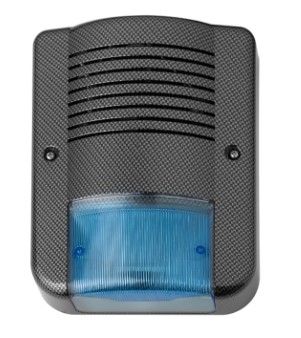 AVS ELECTRONICS 1161142 Self-powered outdoor LED siren, in ABS, CARBON finish