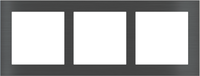 EKINEX EK-D3X-FEN DEEP 3-place plate in NTM - windows and colour