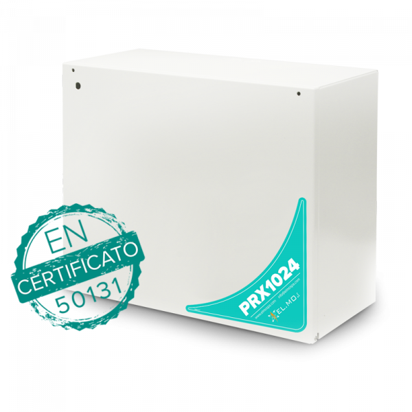ELMO PRX1024 Centrale ibrida cablata/wireless a 1024 ingressi con interfaccia LAN integrata