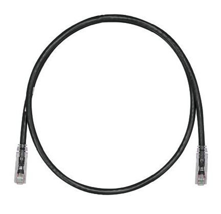 PANDUIT UTPSP5MBLY Patch Cord in Rame- Cat 6- Black UTP Cable- 5 Mete