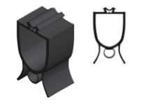 ABTECNO WI-316120 GP12/38-65 EPDM RUBBER PROFILE