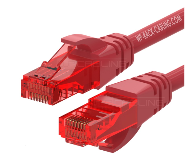 WP RACK WPC-PAT-6U020R CAVO PATCH CAT.6 U/UTP, 2.0m ROSSO