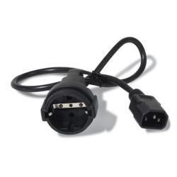 APC UPS AP9880 10A 230V POWER CABLE FROM C14 TO CEE 7/7 SCHUKO 0.6 MT