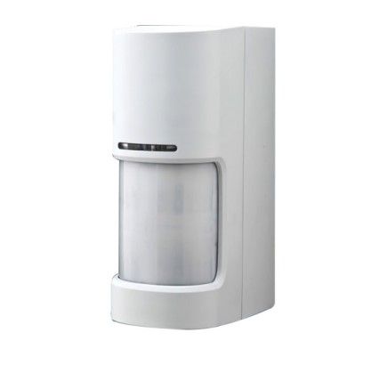 ELDES EWWXM3 Rivelatore passivo d'infrarossi per esterno a doppio fascio con antimascheramento, alta immunita' ai falsi allarmi, portata m 12 con apertura selezionabile sino a 180 gradi . Custodia IP55.