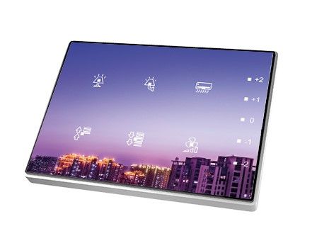 ZENNIO ZVI-TMDP6 ZVI-TMDP6 TMD Plus KNX Capacitive Touch Switch, 6 buttons, custom 