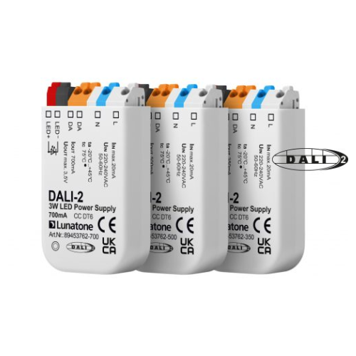 LUNATONE 89453762-700 DALI 3W LED Power Supply, 220-240VAC, constant cur