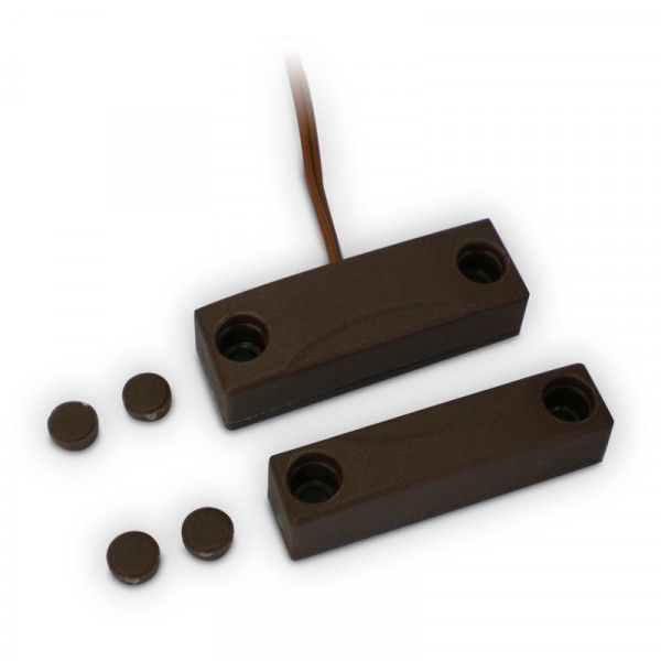 ELMO CM2M Magnetic contact for visible mounting, brown plastic (pack of 10)