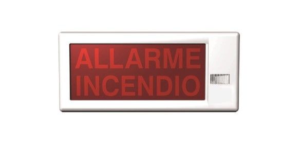 INIM FIRE ISS021 87dB (A) optical-acoustic plate at 1m 