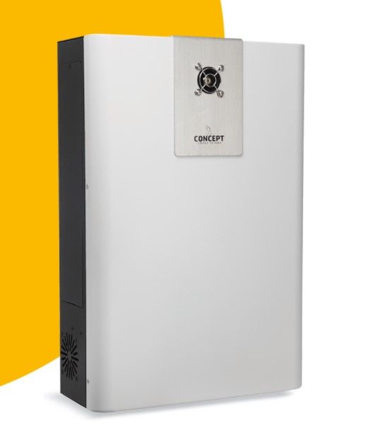 CONCEPT CSS-TI100-230 Titanium TI100 (brackets. batteries. inclined nozzle