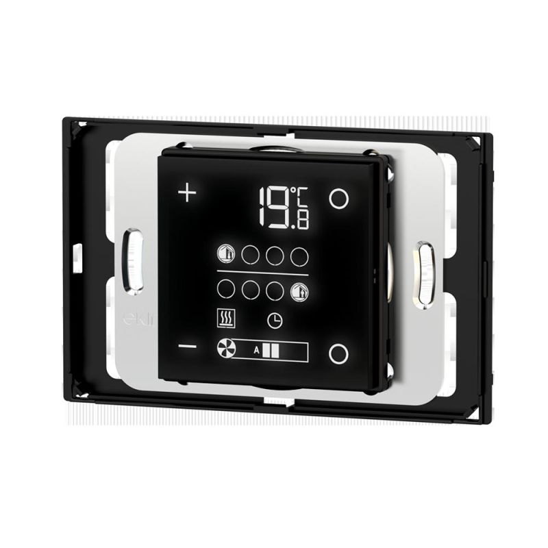 EKINEX EK-E72-TP-NF-R Termostato E72 versione 'NF - serie 71 per scatola rettangolare
