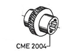 RIB CME2004 CROWN BZ C/HUB Z=42 R60/SUP
