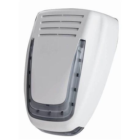 VENITEM 23.21.44 MOSE LS opaque white/smoked EN50131-4 siren with double micro anti-shock anti-foam system against violent shocks