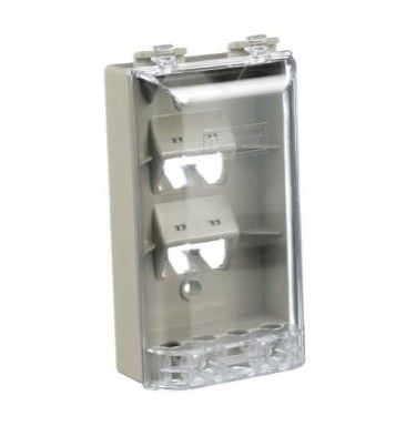 PANDUIT CFPWR4CIG Faceplate- 4 Port- Water Resistant- Industrial- In