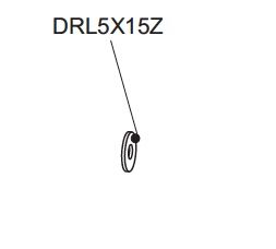 RIB DRL5X15Z ROUND. FLAT 5X15 ZINC.UNI6593