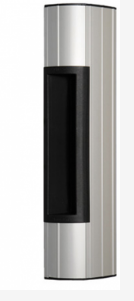 CDVI P300RP Profilo in alluminio con maniglia ed elettromagnete da 300Kg con sensore di stato