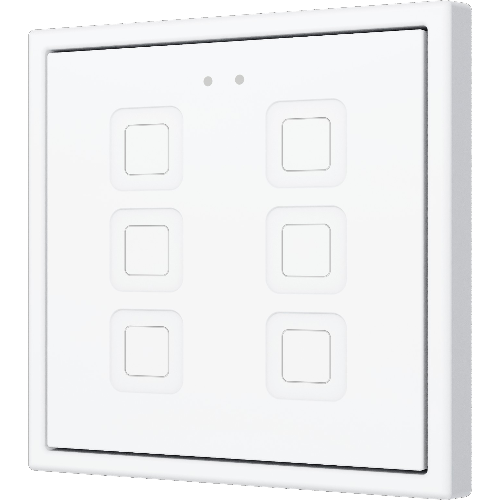ZENNIO ZVIT70X6W Tecla 70 X6. PC-ABS Capacitive push button 70x70 -