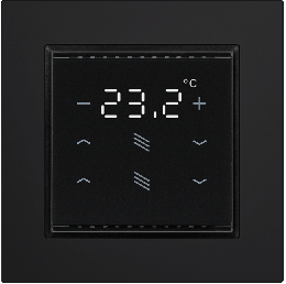 ELSNER 70993 Cala KNX T 201 Sunblind CH- black 9005 Temperature Controller- Button for Shading