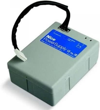 NICE PS124 24 V batteries with built-in battery charger