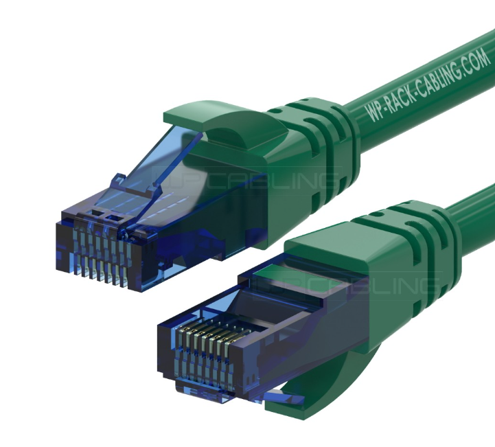 WP RACK WPC-PAT-5U010G CAT 5E U-UTP PATCH CABLE 1.0m GREEN