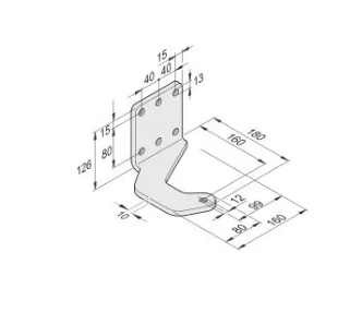 SOMMER Y14514V006 Bracket 100/160 for twist XL
