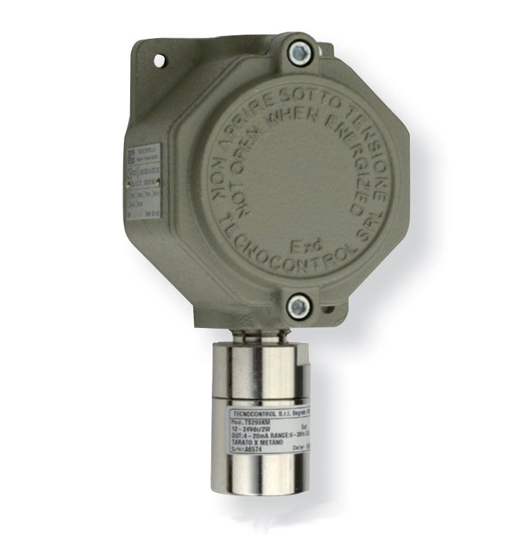 TECNOCONTROL TS293PX Rivelatore 4-20mA Exd ATEX pellistor gas infiammabili a richiesta
