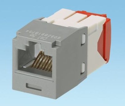PANDUIT CJ5E88TGIG Mini-Com Module- Cat 5e- UTP- 8 pos 8 wire- Univer