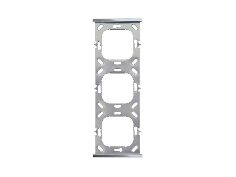 ELSNER 70302 Frame Corlo Plane 3-gang- chrome glossy Frame for 