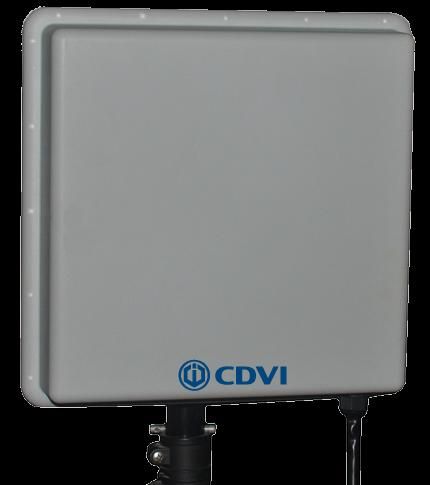CDVI CDV-802AUHF LONG DISTANCE DIRECTIVE ANTENNA READING FROM 2 TO 12