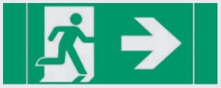 LIXIT OH100PTRG Pittogramma indicante destra per HP100