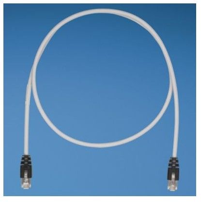 PANDUIT STPCH1MBBL Patch Cord in Rame- Cat 5e- Intl Gray S/FTP Cable- 1 meter