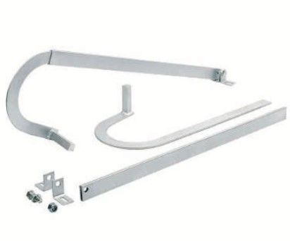 CAME 001E786A PAIR OF CURVED TELESCOPIC ARMS