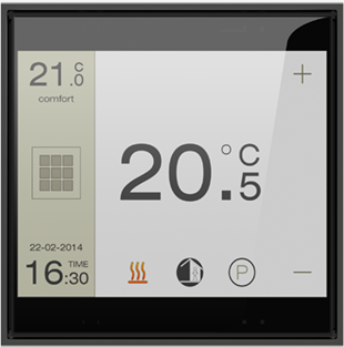 EKINEX EK-FOQ-GAL Form series square frame - graphite color (plastic)