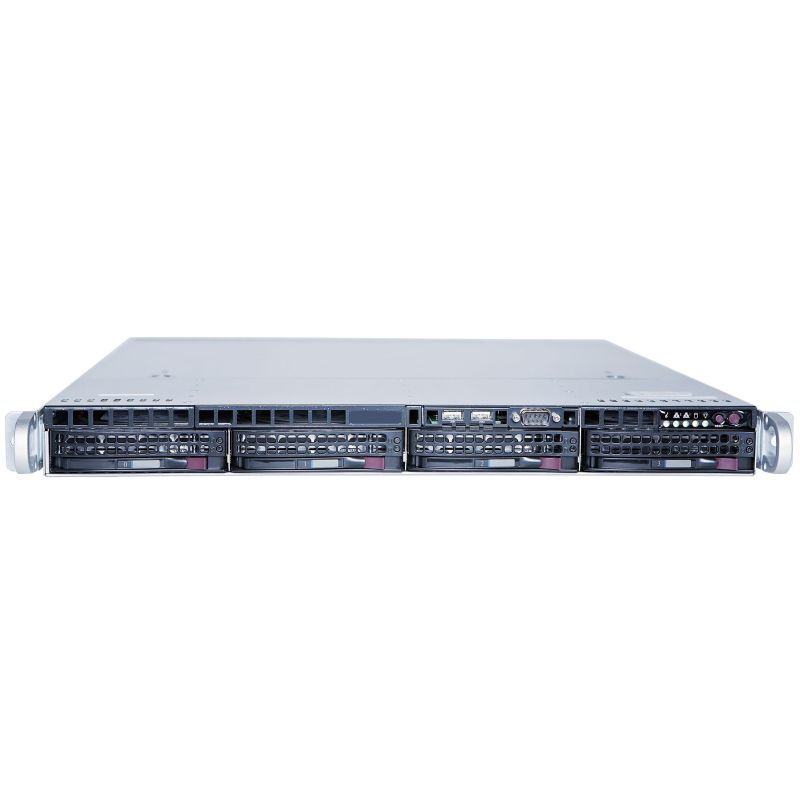 HANWHA 1U4BAYSERVER24TBRAW 1U 4 Bay Hot-swap Rackmount Server