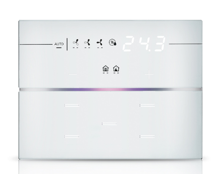 EELECTRON 9025GT307D01-R DOPPIO VETRO CUSTOM - 3 MODULI - DISPLAY RESIDENZIALE - BIANCO