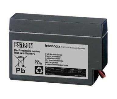 ARITECH ANTINTRUSIONE BS120N-XXL Batteria 12V 0.8 Ah. Per AS58xXXL