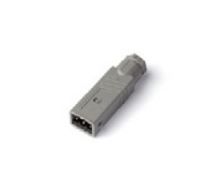NICE 39.30.00 Connettore maschio Hirschmann Stak 3N grigio