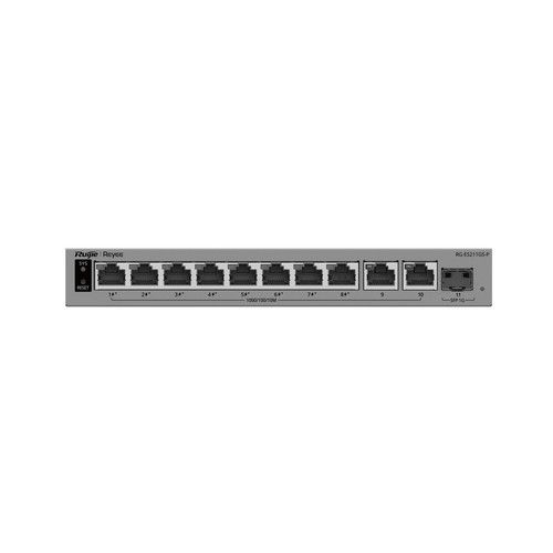 RUIJIE RG-ES211GS-P 10-Port Gigabit Cloud-Managed PoE Switch with 1-Po