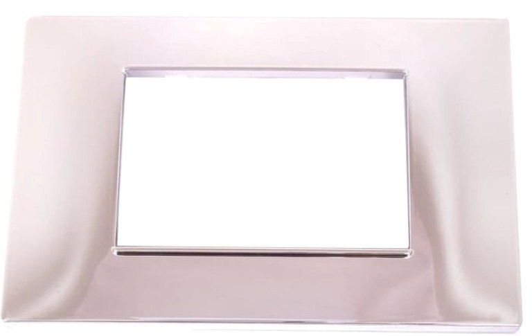 MAPAM 6003-06 Placca Tecnopolimero Gem 6003-06 3P Cromo