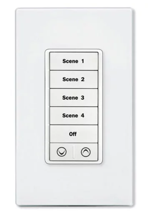 ELAN KPCW7W Keypads Keypad Controller, 7-Button, White