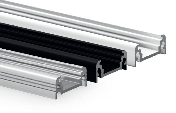 LEDCO PR100/3 PROFILO SUPERFICE 10 MM 3MT. ANODIZZATO