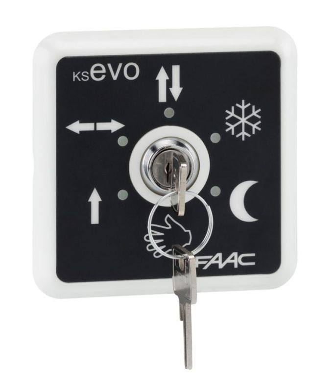 FAAC 790942 SELETTORE FUNZIONI A CHIAVE KS EVO