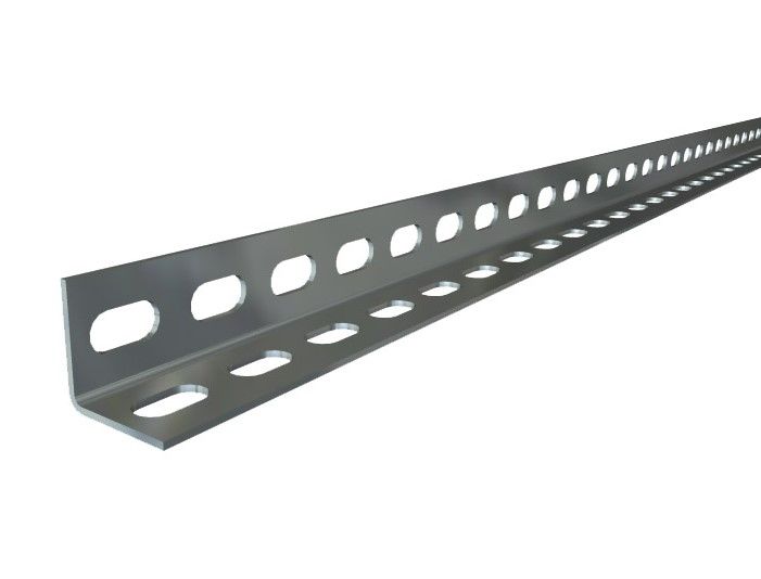 SOMMER 220030-3000 Profilo angolare perforato 40x40x2.5 L=3000 mm