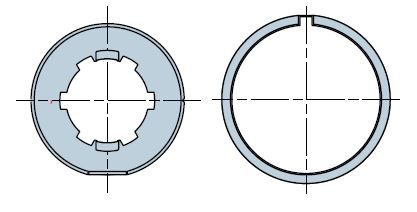 NICE 931.46.00 Round Round 50x(1.3 to 1.5) wheel + crown