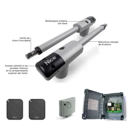 NICE TOO3000KLT Kit Automazione Cancelli A Battente Ante 3m